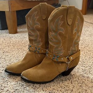 DINGO Womans Cowboy Boots, Size 7.5